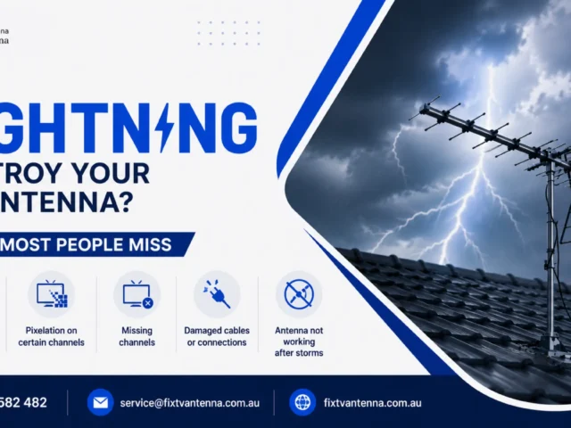 Can Lightning Destroy Your TV Antenna? Signs Most People Miss