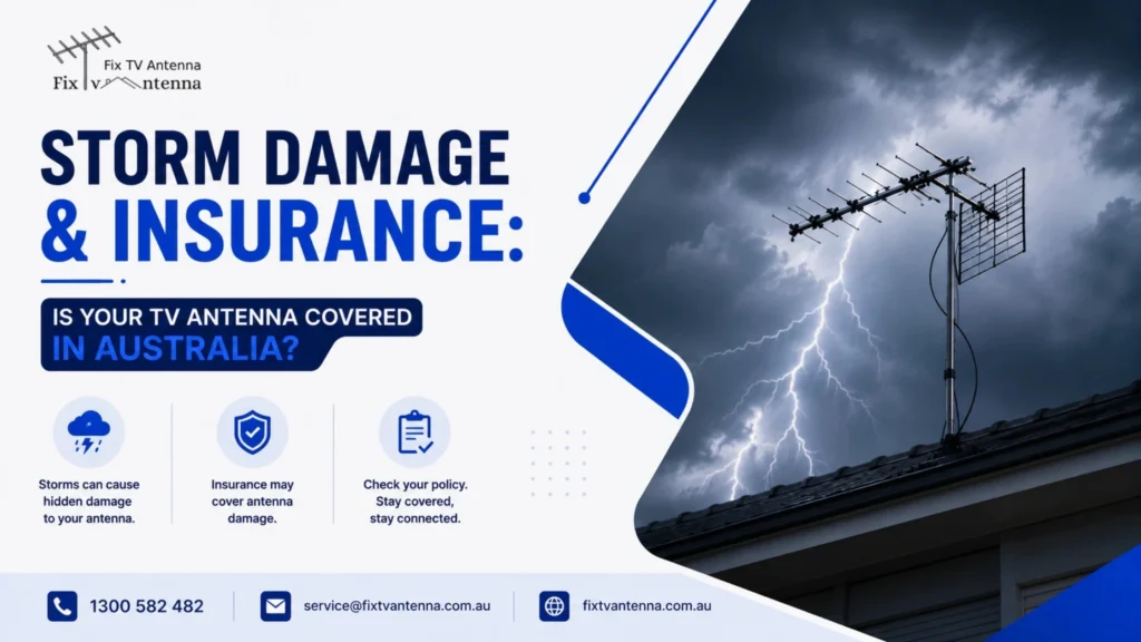 Storm Damage & Insurance Is Your TV Antenna Covered in Australia 1