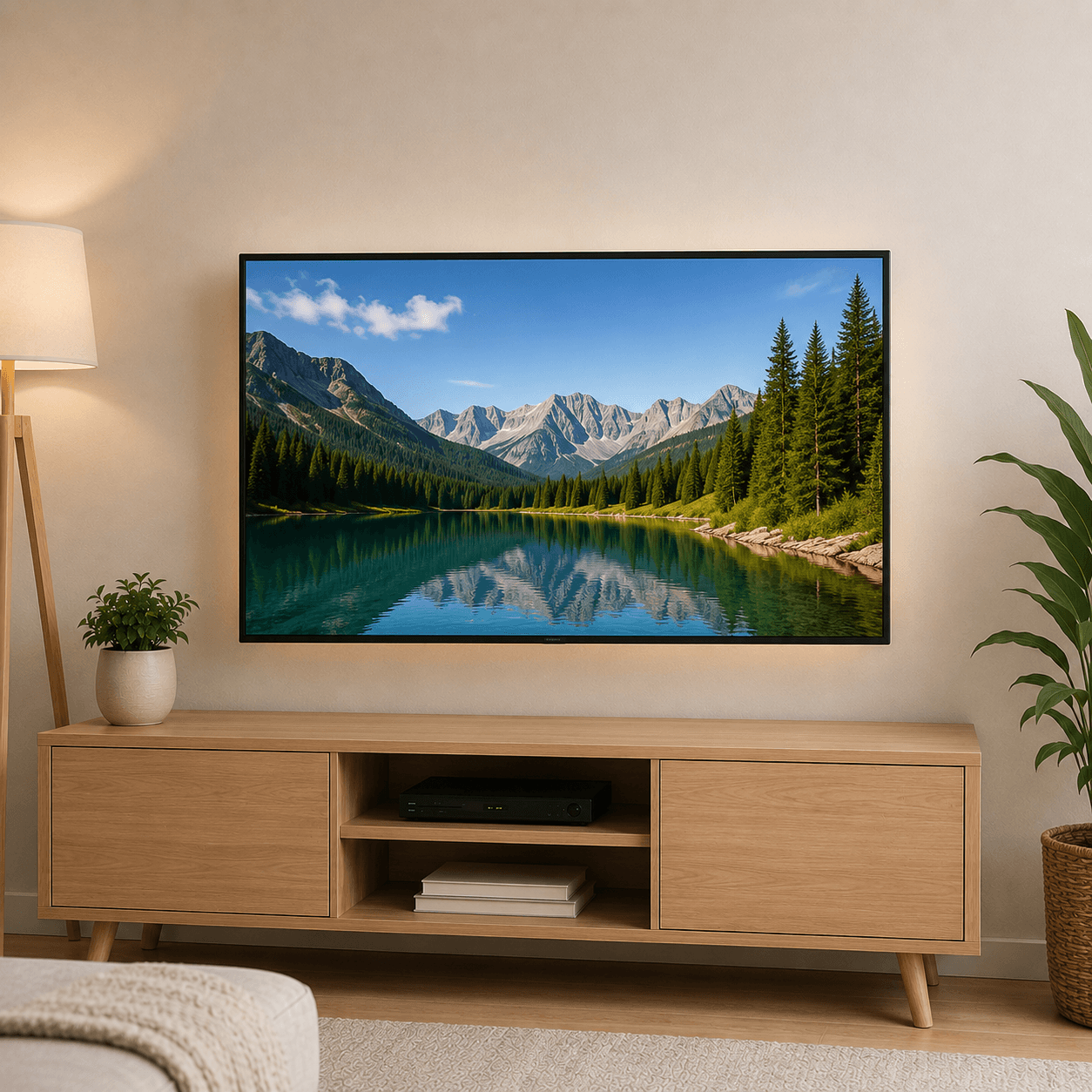 After TV Wall Mounting
