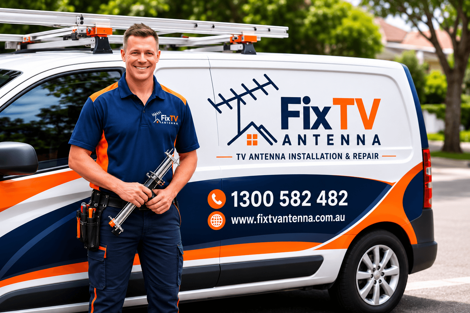 TV antenna install and repair service