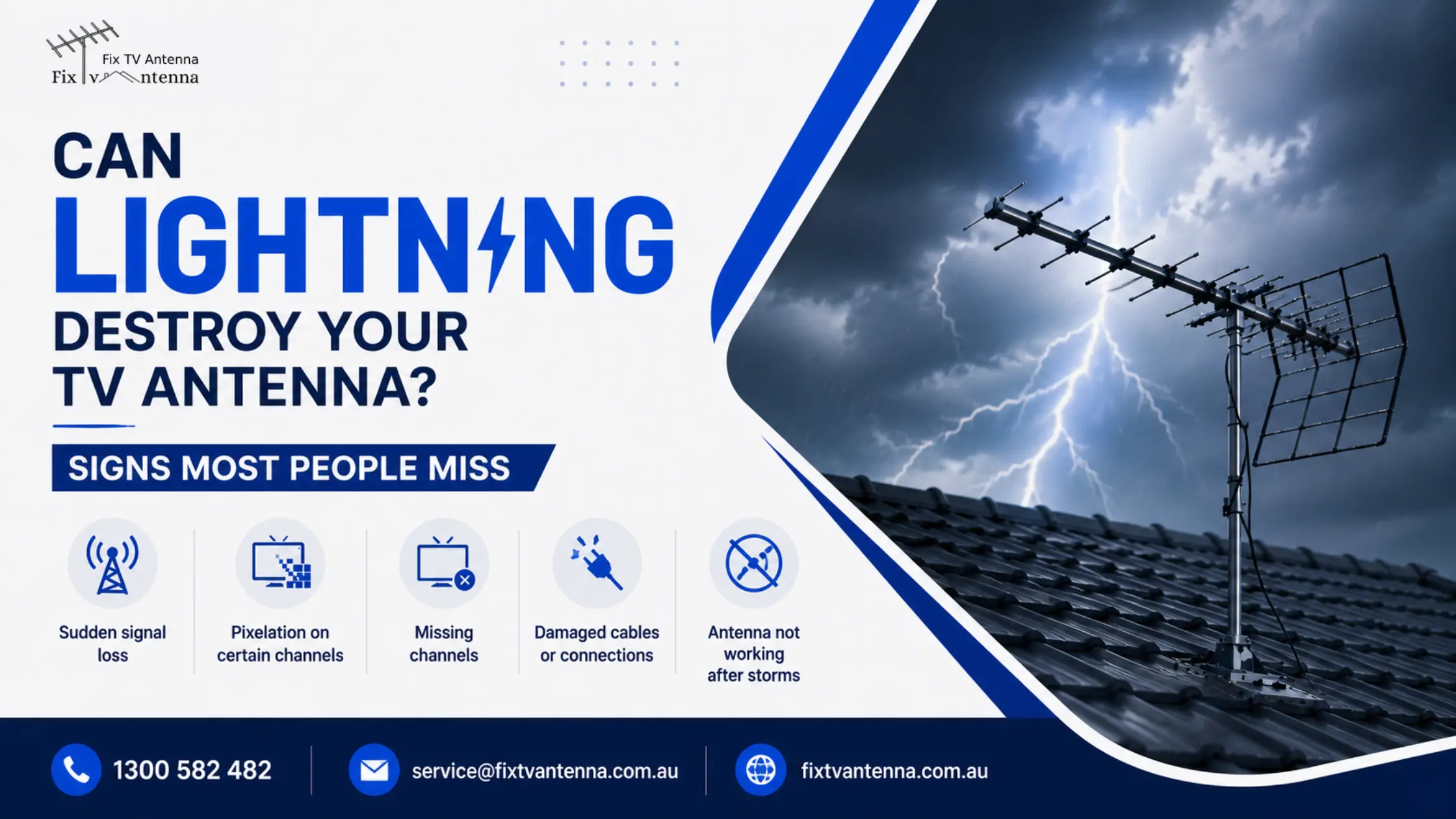 Can Lightning Destroy Your TV Antenna? Signs Most People Miss