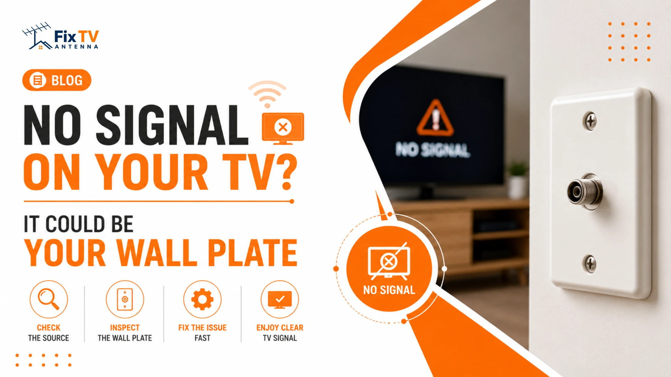 No Signal on Your TV? It Could Be Your Wall Plate