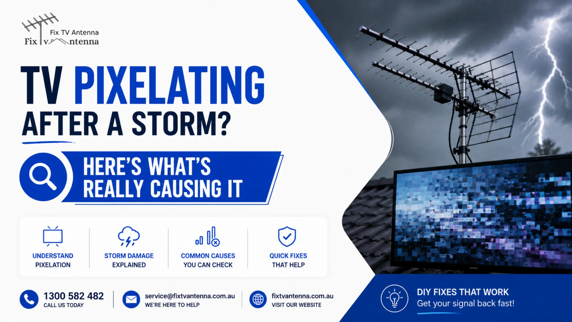 TV Pixelating After a Storm? Here’s What’s Really Causing It