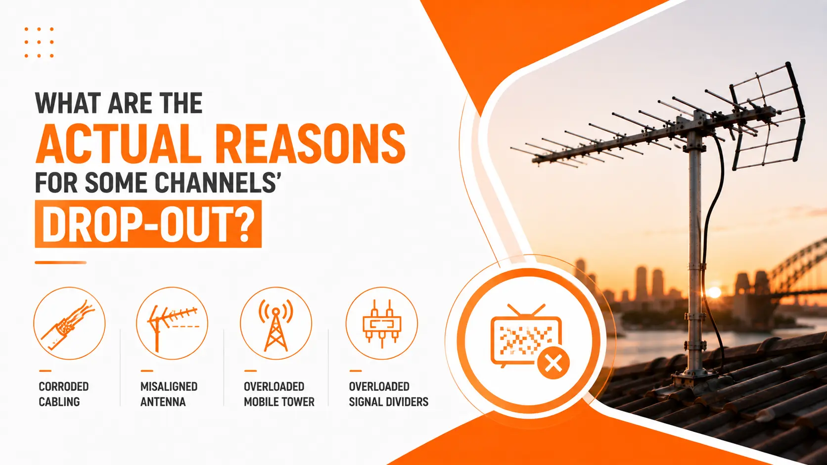 Channels Drop Out Corroded Cabling