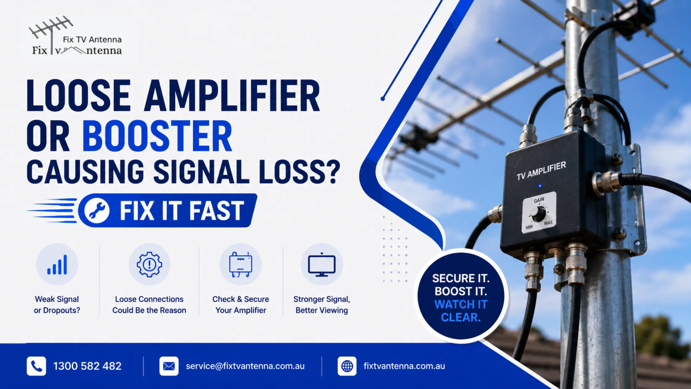 Loose Amplifier or Booster Causing Signal Loss? Fix It Fast