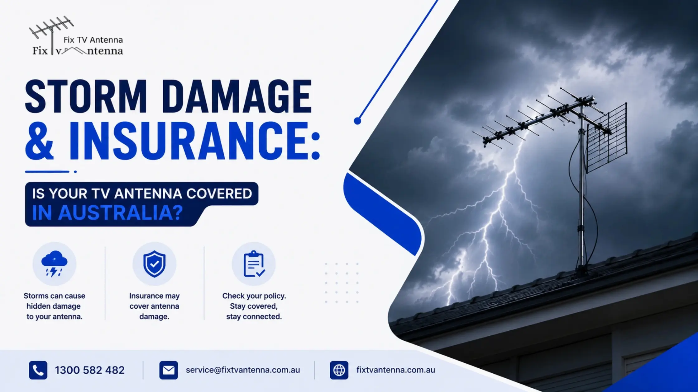 Storm Damage & Insurance: Is Your TV Antenna Covered in Australia?