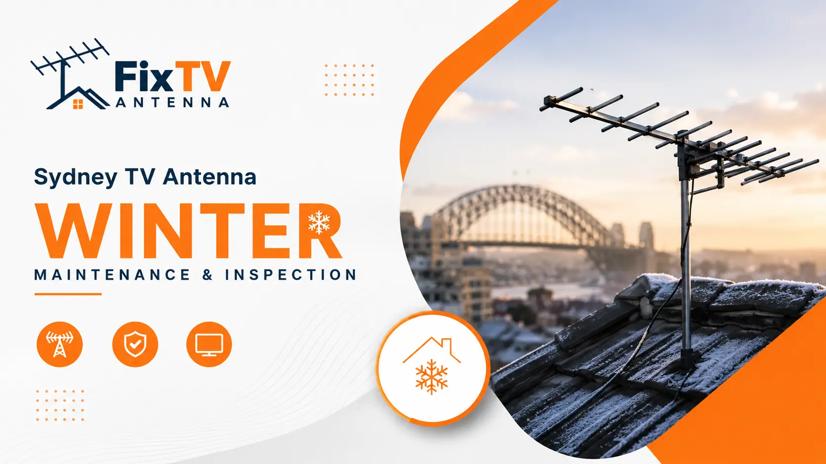 Sydney TV antenna winter maintenance and inspection