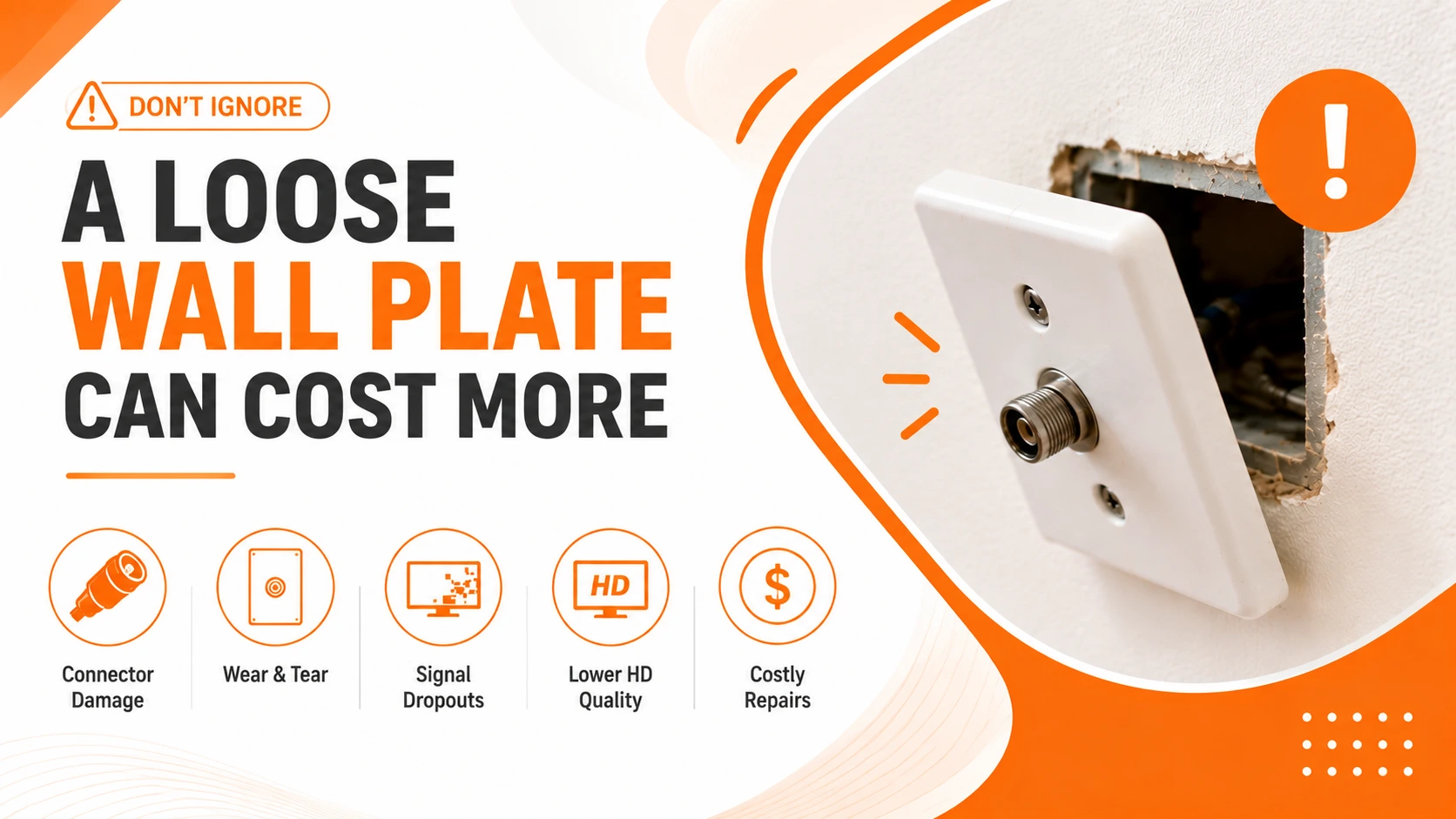Why ignorance of a loose wall plate can cost more