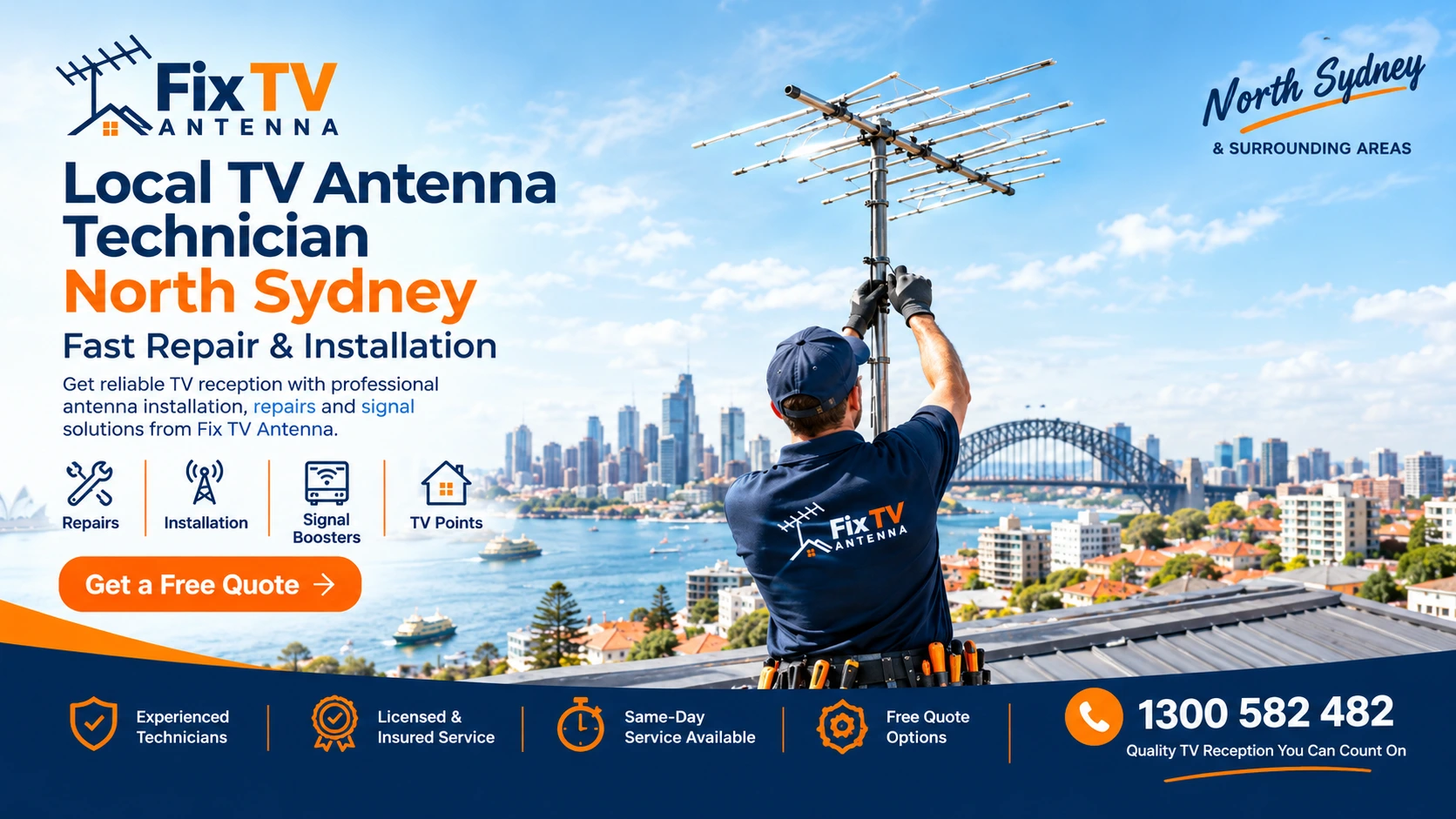 Local TV Antenna Technician North Sydney