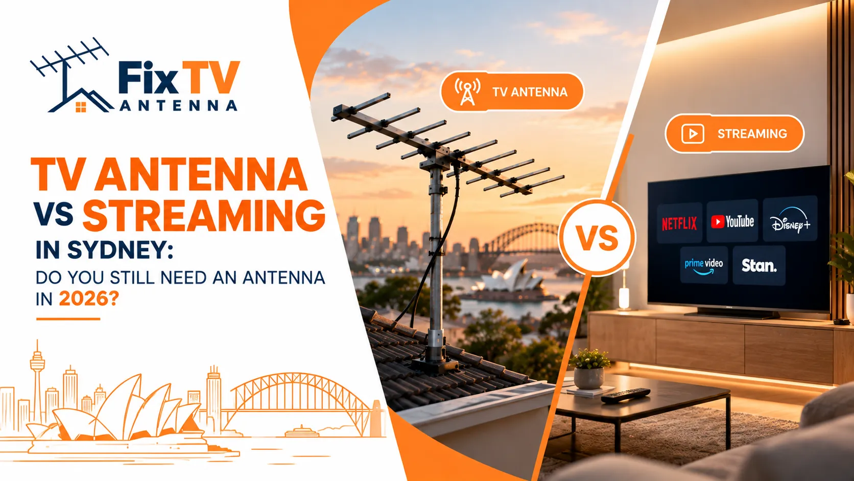 TV Antenna vs Streaming in Sydney